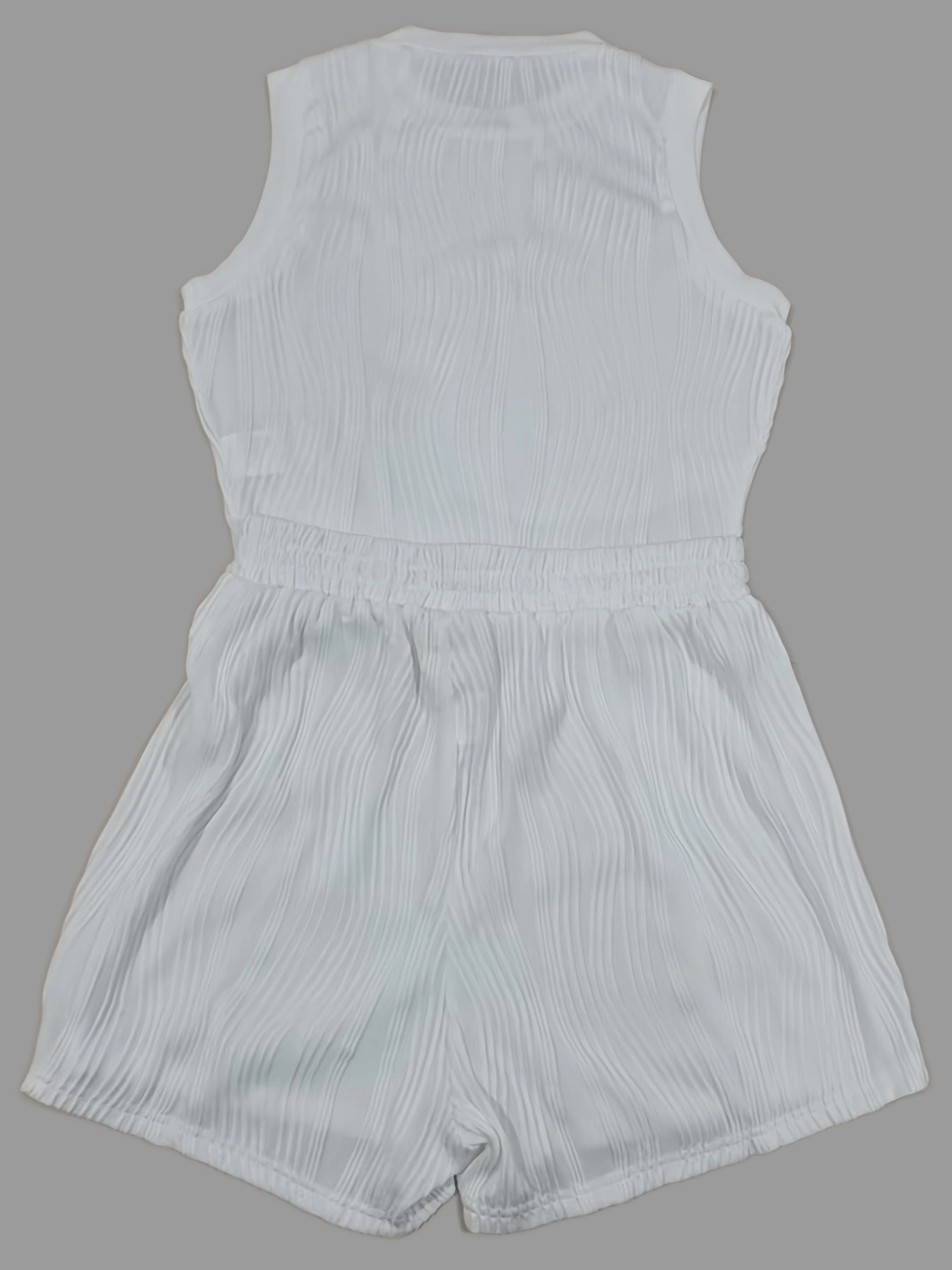 Sleeveless Mock Neck Tank Top & Shorts Set