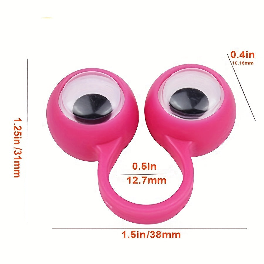 30pcs Eye Finger Puppets Eyeball Ring Party Favor Toys For Kids