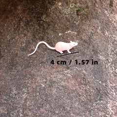 Pink Realistic Rat Prank Toy Durable Plastic Halloween Gag Gift