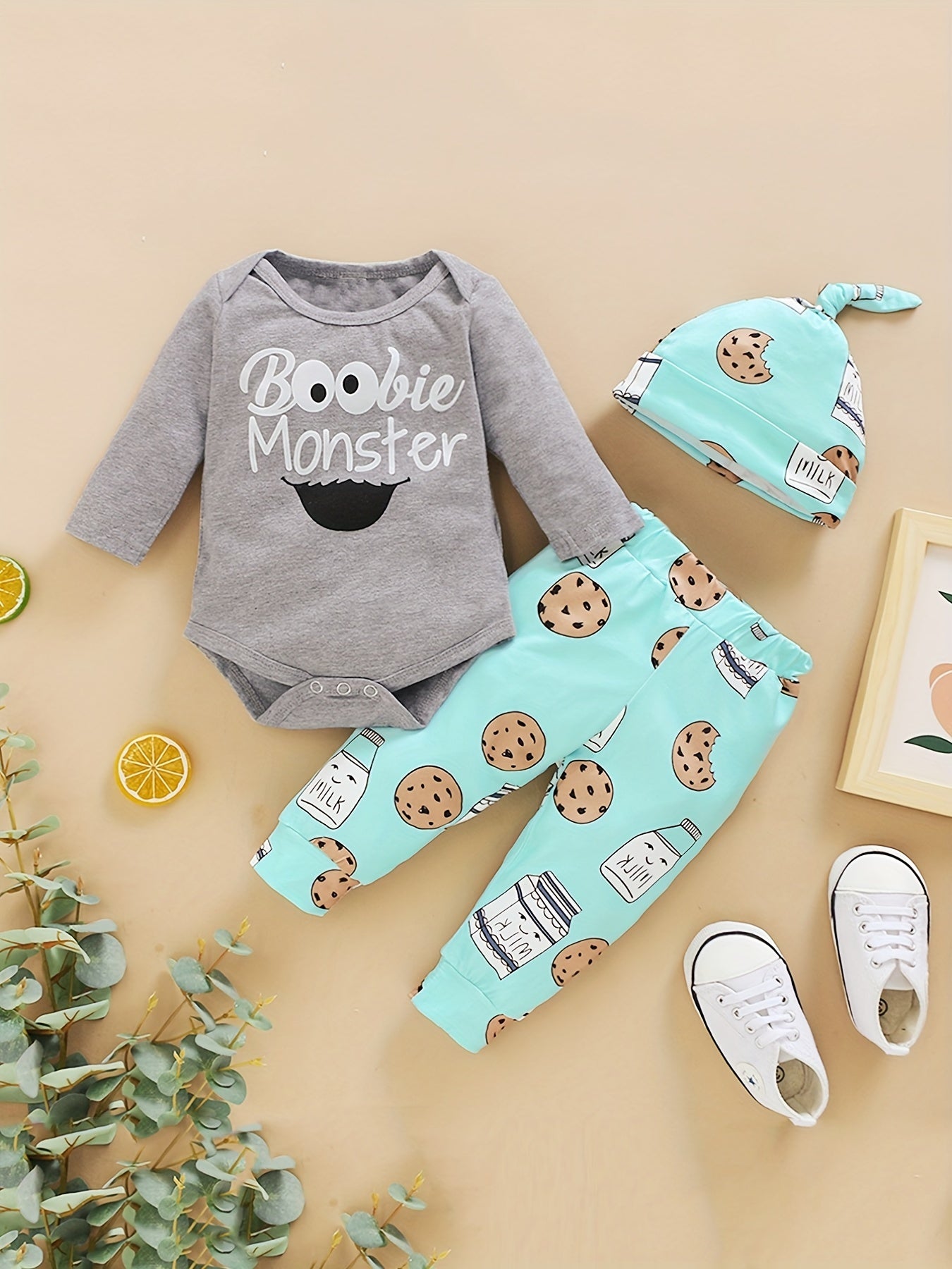 Comfy & Cookie Graphic Outfit 3pcs Set