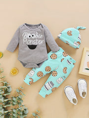 Comfy & Cookie Graphic Outfit 3pcs Set