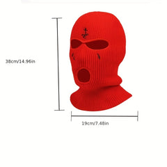Men's Personality Cycling Hat Three Hole Hat