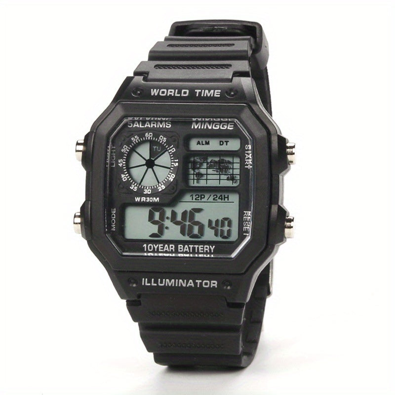 Waterproof Luminous Alarm Electronic Watch Outdoor Sports Watch