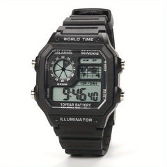 Waterproof Luminous Alarm Electronic Watch Outdoor Sports Watch