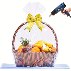 10pcs Large Transparent Basket Bag for Baskets 59.94cmx80.01cm