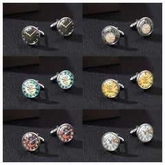 Nordic Clock Men's Cufflinks