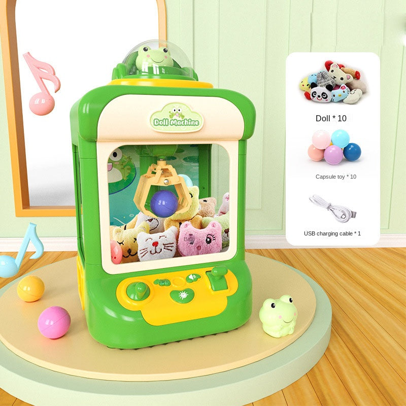 Mini Doll Grabbing Machine for Kids with Music Toy