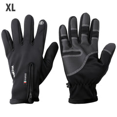 Cycling Winter Gloves Waterproof Windproof Warm Full Finger