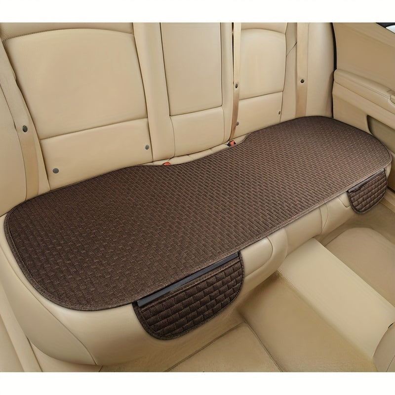 Car Seat Cover Linen Rear Seat Cushion Protector Pad Mat Universal