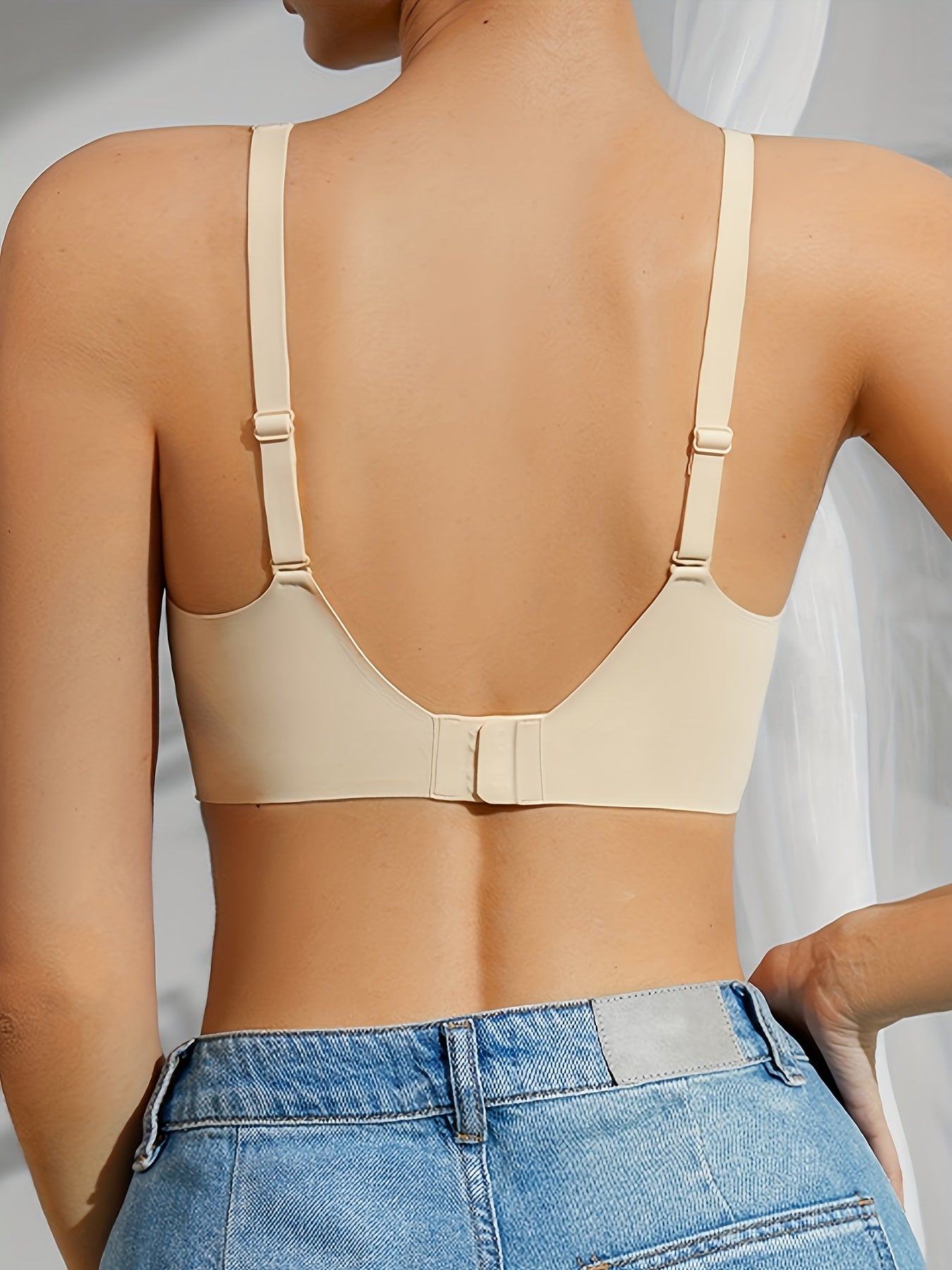 Solid Wireless Bra Comfy Women's Lingerie