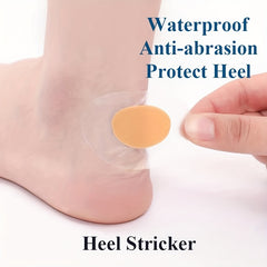 Waterproof Gel Heel Protector Sticker 30pcs Foot Care Anti-Abrasion Relief Pain