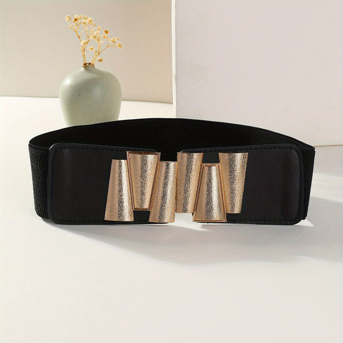 Men's Geometric Buckle Belt for Pants Jeans