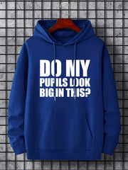 Men's Letter Print Hoodie Outdoor Sweatshirt