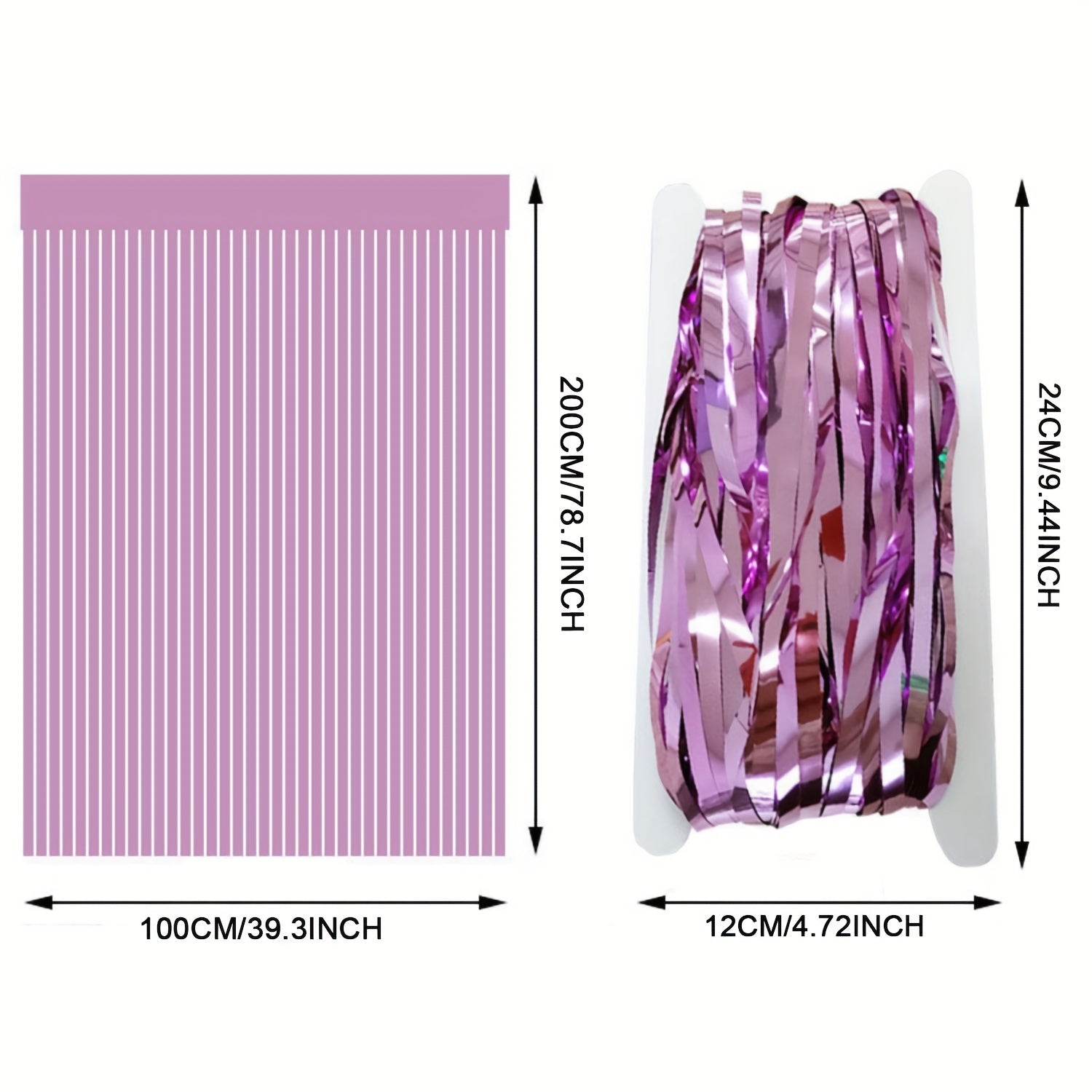 Rain Silk Door Curtain Party Decoration Tassel Bright Light Background Photo