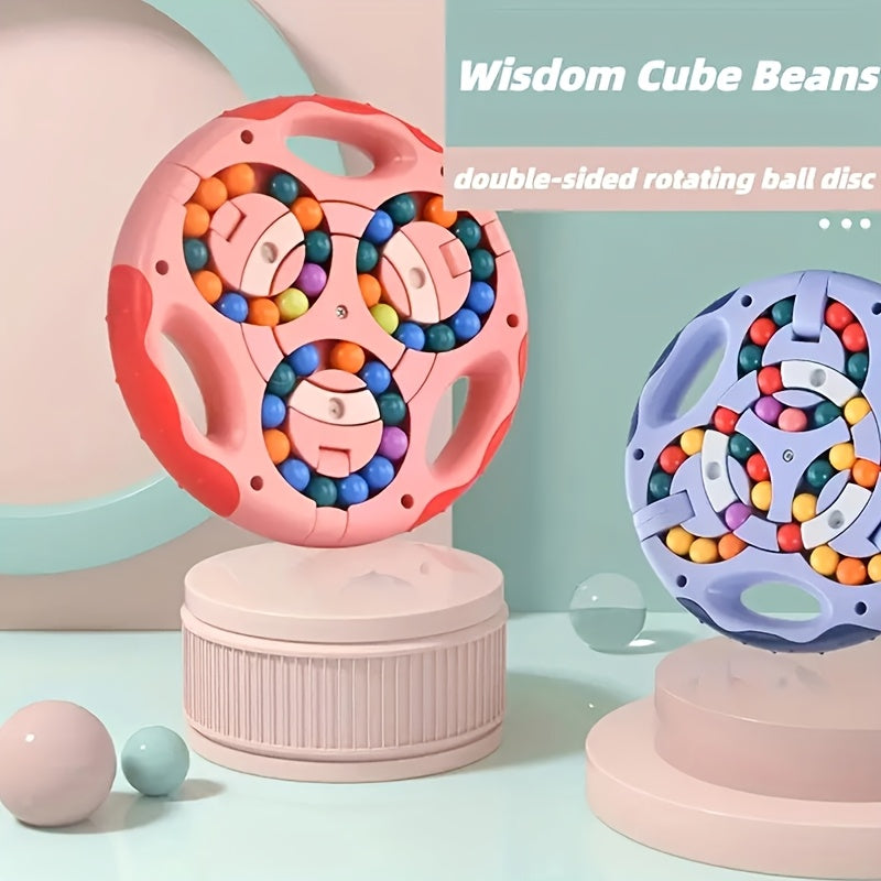 Magic Bean Brain Teaser Dual Sided Rotating Puzzle