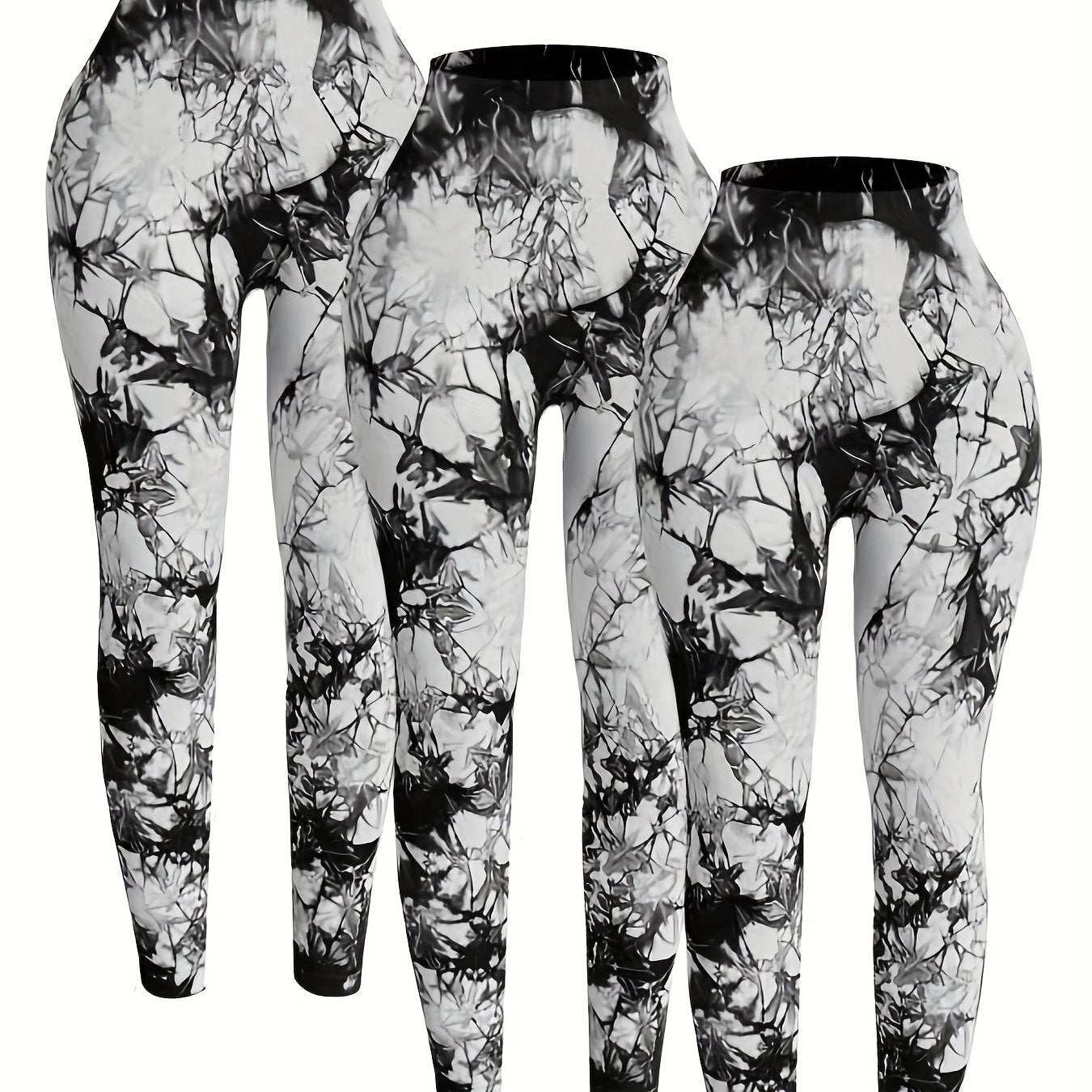 Tie Dye High Waist Yoga Leggings for Women