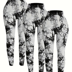 Tie Dye High Waist Yoga Leggings for Women
