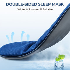 2pcs Silk Sleep Eye Mask for Nap Sleep, Portable Eyeshade