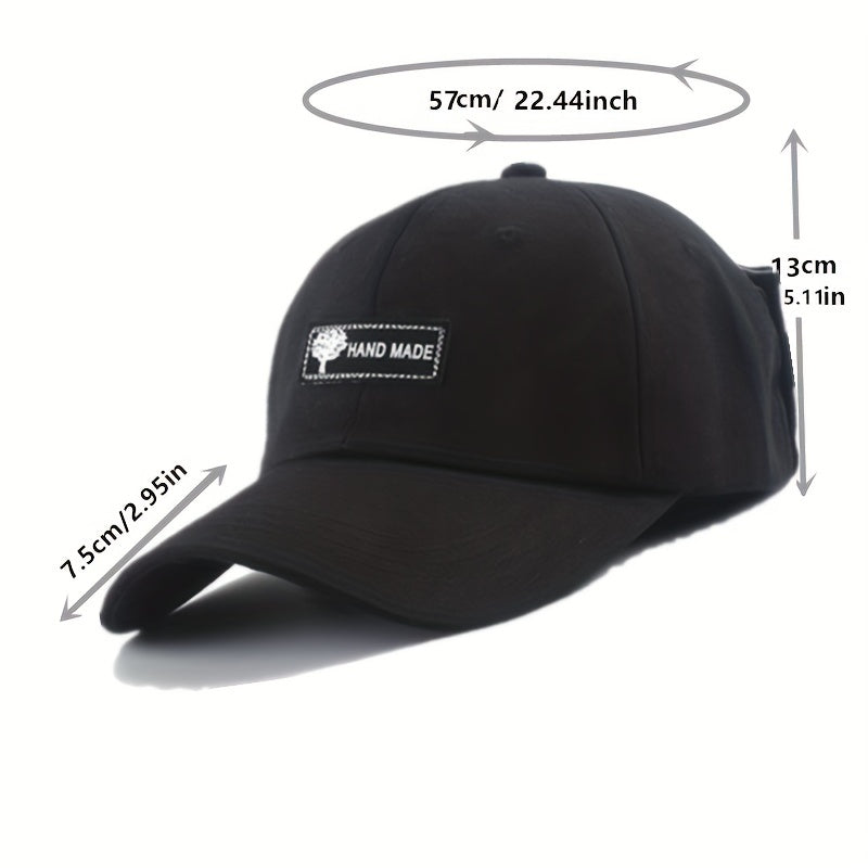 Athletic Men's Baseball Cap Golf Dad Hat With Glasses