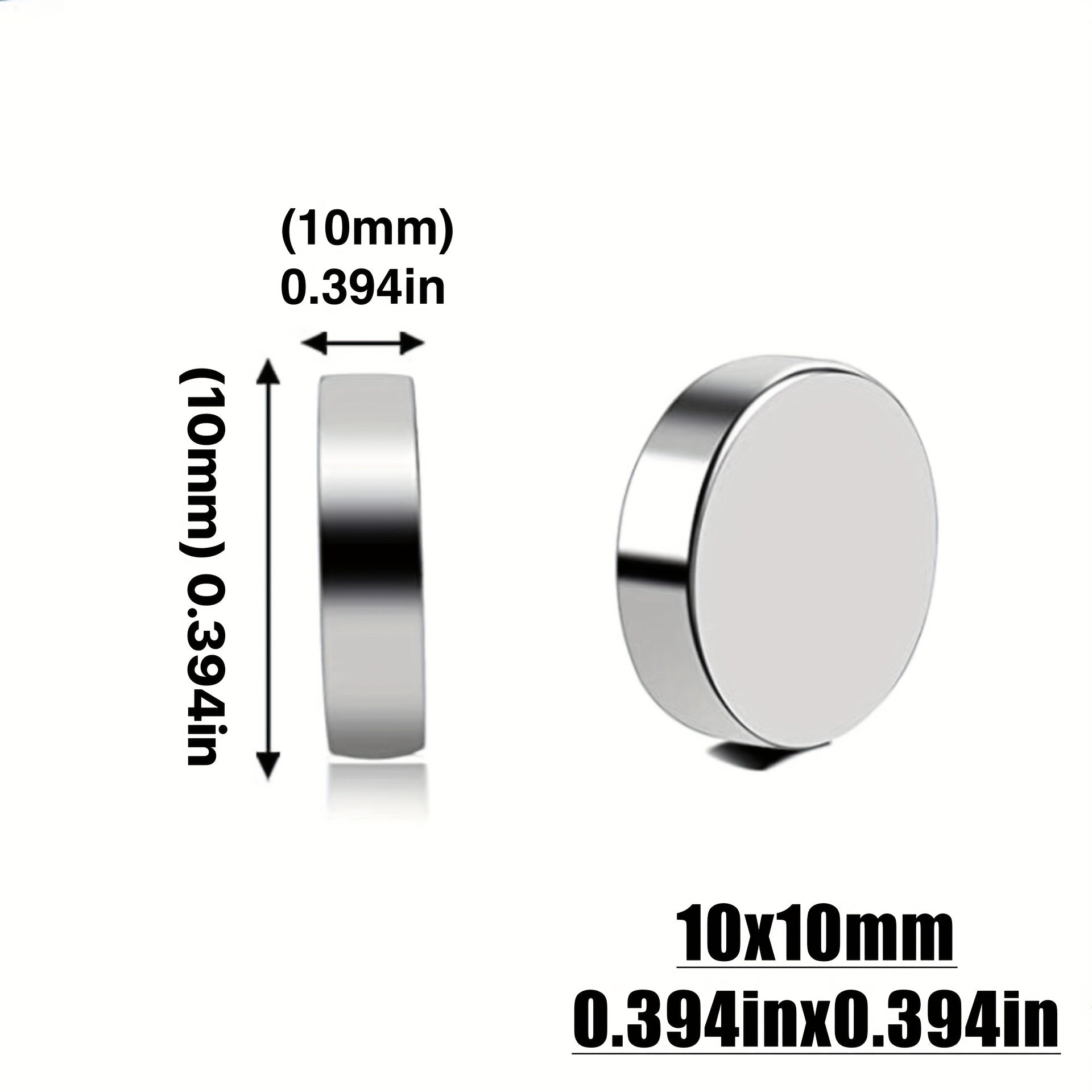25x 10x10mm Neodymium Magnets Heavy Duty Rare Earth Crafts Construction Office