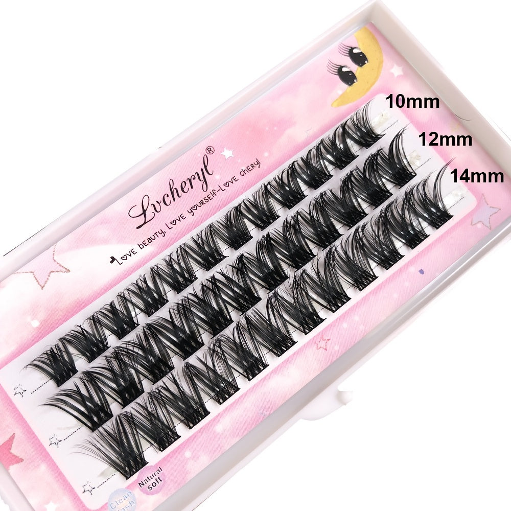 3D DIY D Curling Mink Eyelashes 36pcs