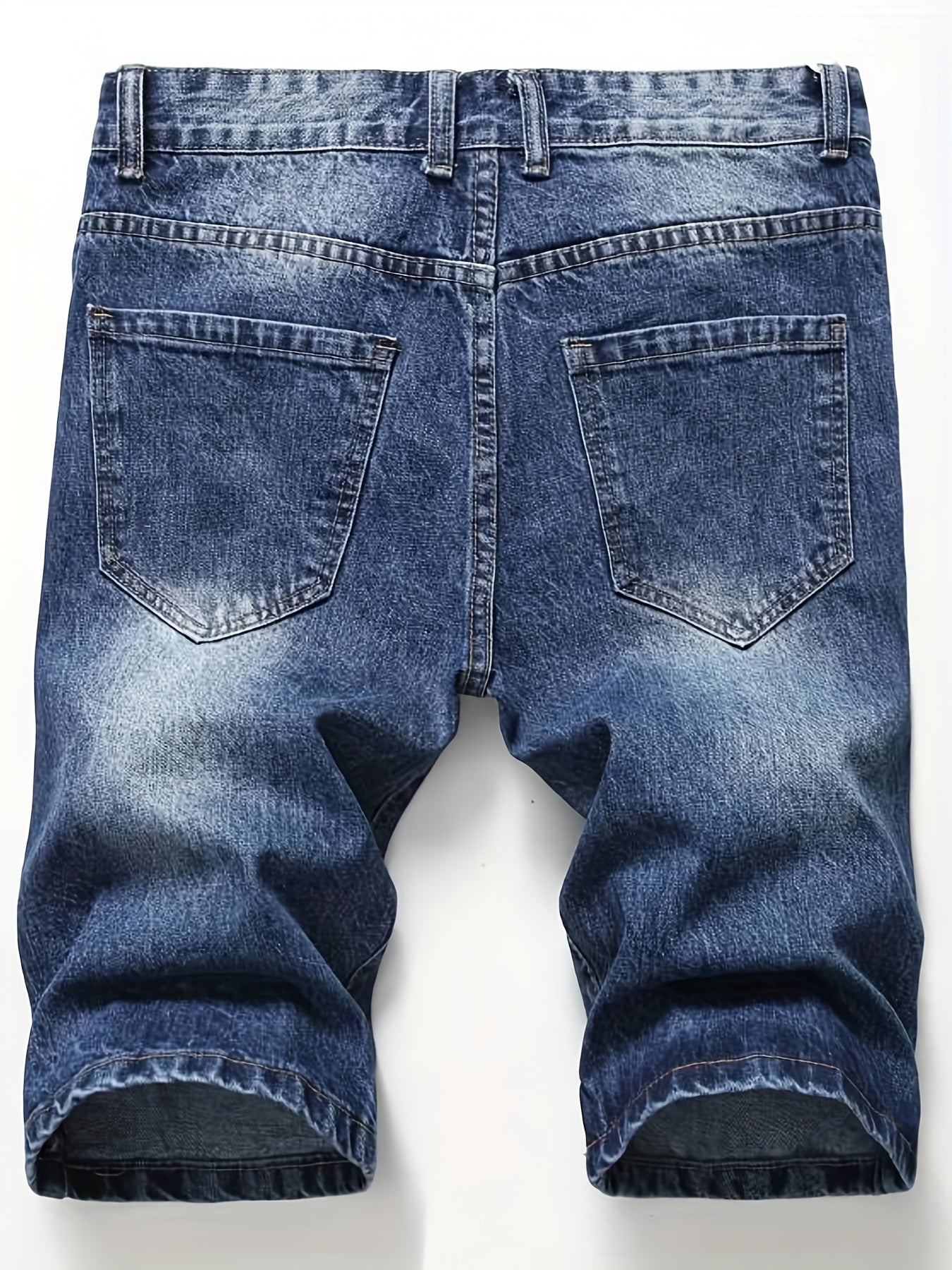 Men's Street Style Distressed Denim Shorts
