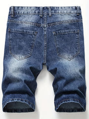 Men's Street Style Distressed Denim Shorts