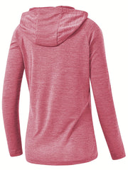 Women's UPF 50 Sun Protection Hoodie Shirt Lightweight Fishing Hiking UV Shirt