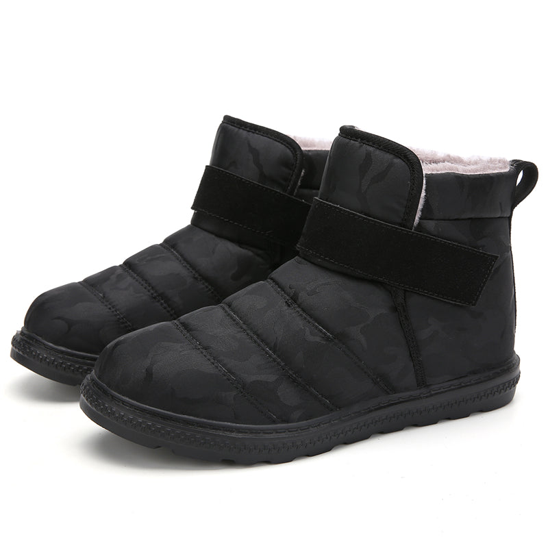 Men's Camo Snow Boots Warm Fleece Ankle Boots