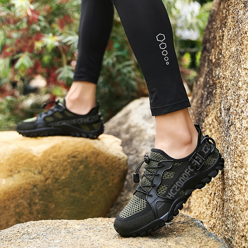 Men's Hollow Out Drawstring Sneakers Barefoot Quick Dry Water Shoes