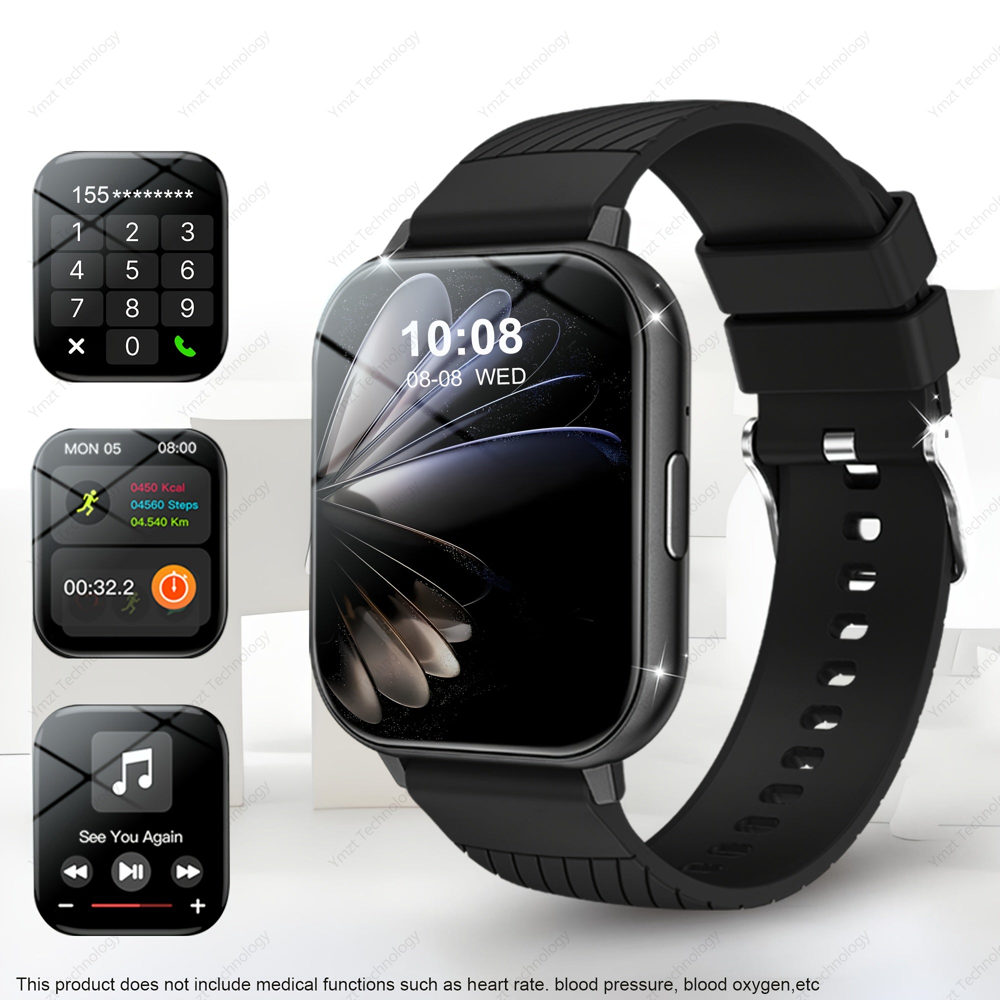 Lucky Smartwatch: Calls, Messages, Music - Android Compatible