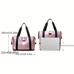 Large Capacity Carry On Tote Storage Pouch Lightweight Luggage Bag