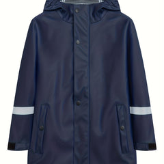 Kids Waterproof Hooded Rain Jacket