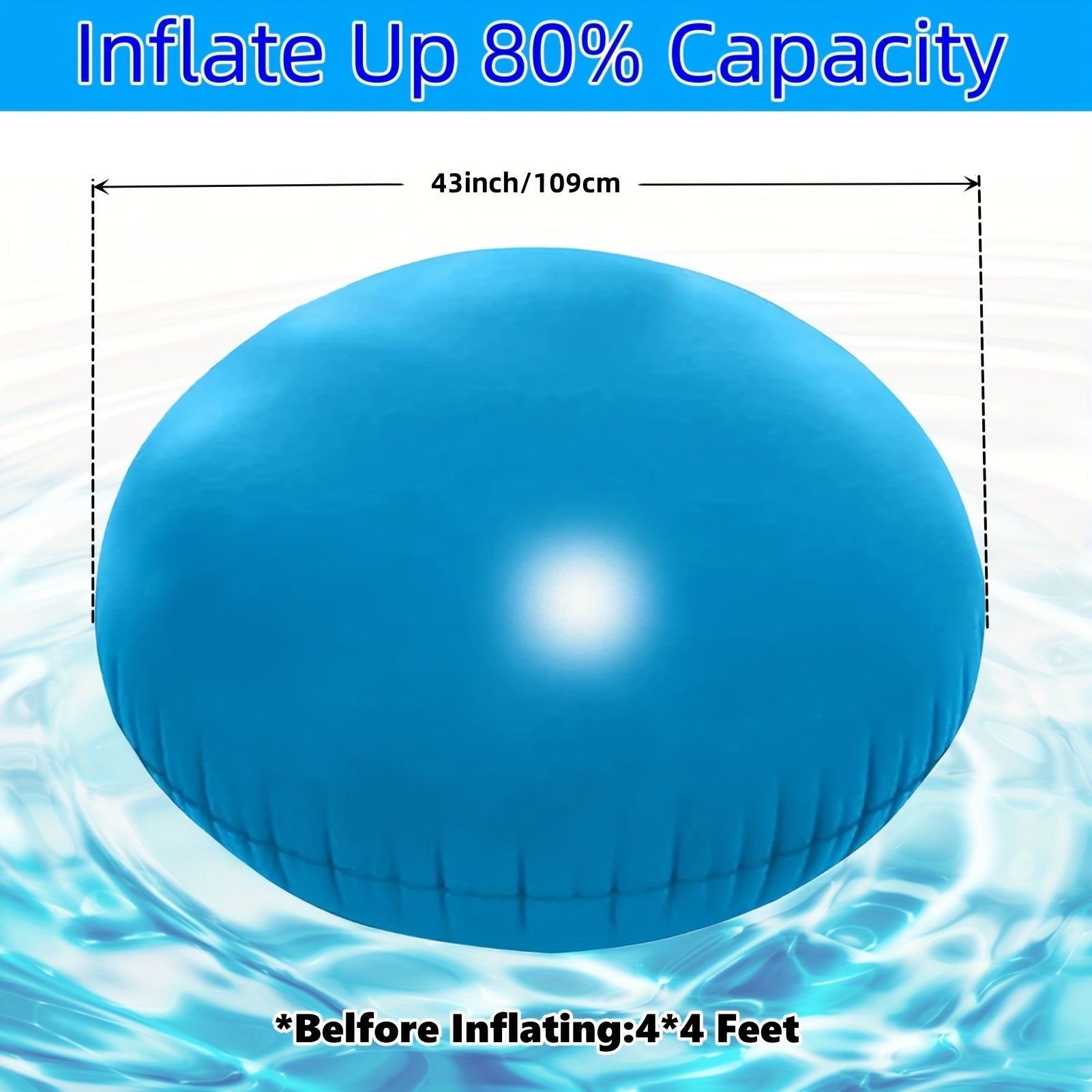 1pc Pool Air Pillow Ice Equalizer For Above Ground Winter Pool Covers