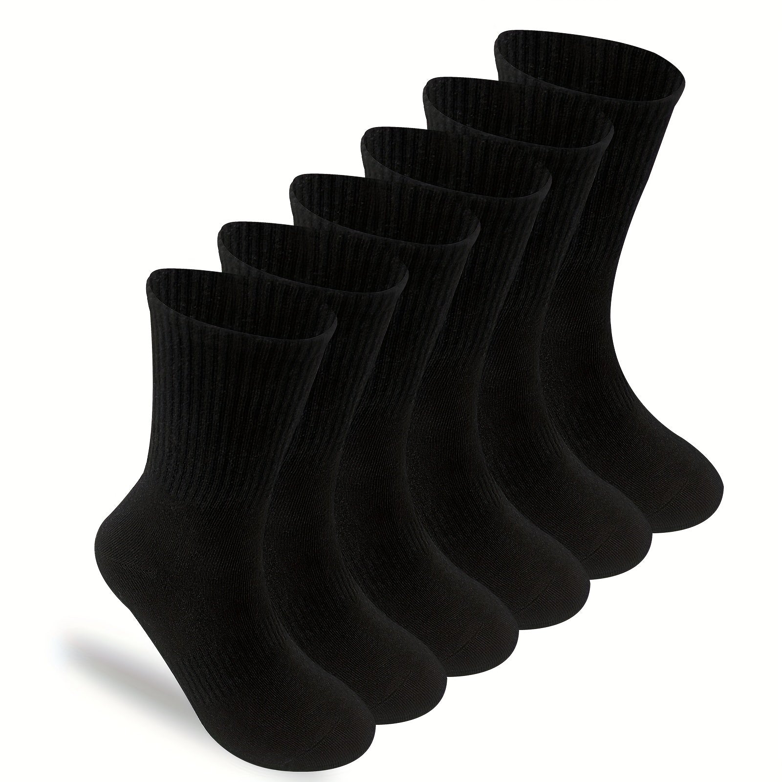 6 Pairs Men's Thin Soft Dress Socks Business Casual