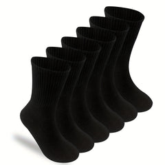 6 Pairs Men's Thin Soft Dress Socks Business Casual