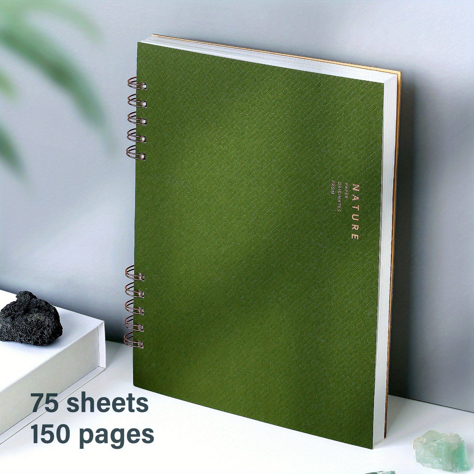 Colorful Spiral Notebook 150 Pages Lined Diary Notebook
