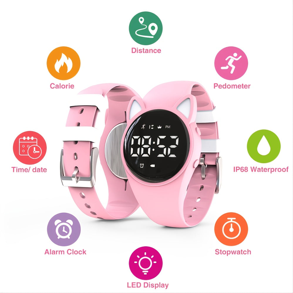 Kids Fitness Tracker Watch Digital Activity Tracker Watch For Kids Ages 6 16