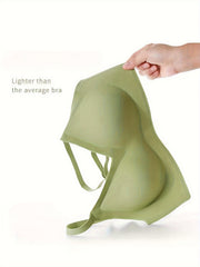 Comfortable Seamless Wireless V Neck Bra
