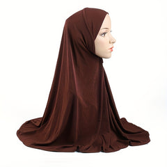 Malaysian Women Headscarf Muslim Turban Hat Convenient Scarf Hat