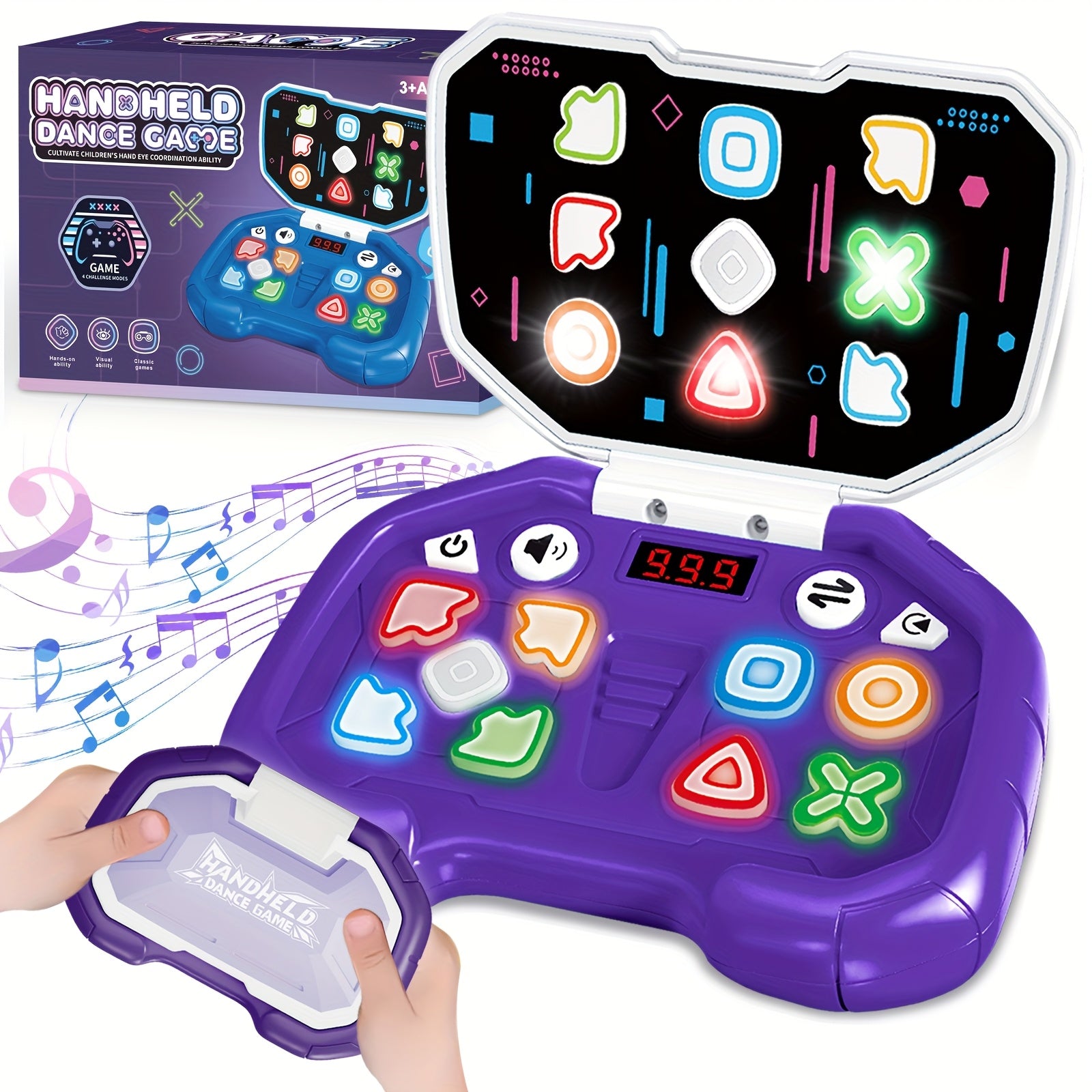 Fast Push Puzzle Games Electronic Bounce Fidget Toys Ages 3-12
