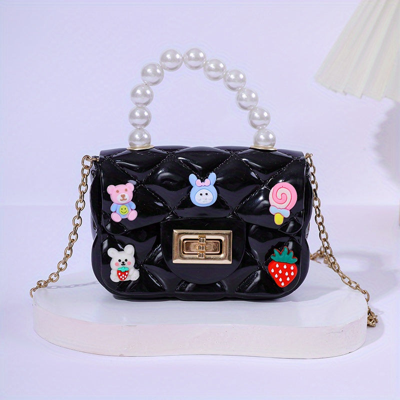 Cartoon PVC Handbag Coin Purse Crossbody Bag Messenger Bag