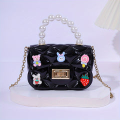 Cartoon PVC Handbag Coin Purse Crossbody Bag Messenger Bag