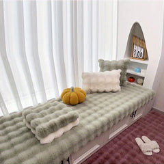Soft Matcha Green Padded Mat for Bedroom Decoration