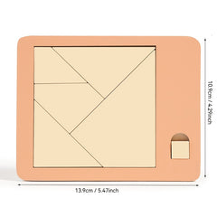 Wooden Puzzle Toy Level 10 - Challenging 3D Brain Teaser with Geometric Patterns