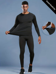 Men's Compression Leggings Set Quick Dry Base Layer Sportswear
