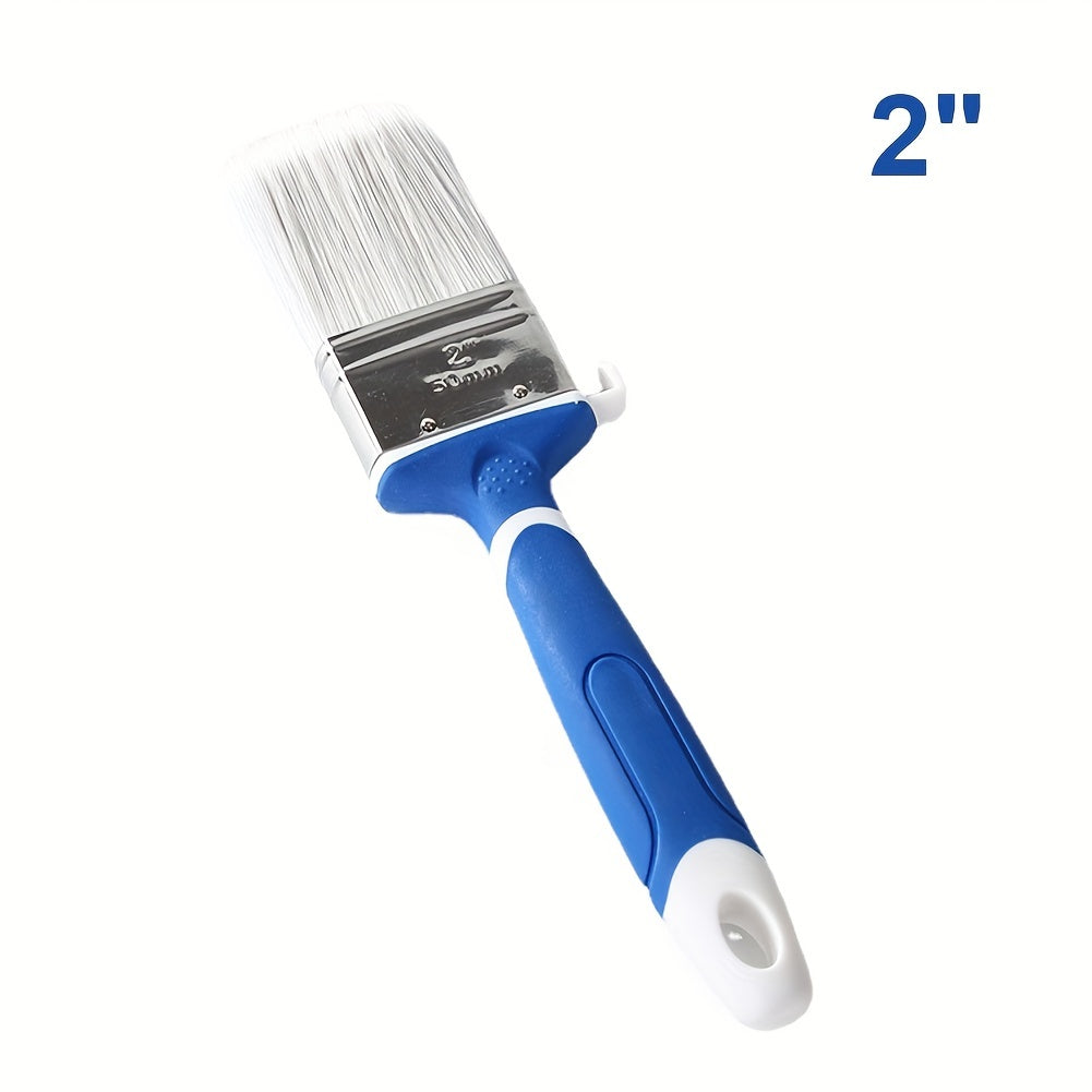 1pc Rubber Handle Paint Brush 1-2 Inch for Wall Stains Varnish Coating