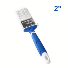 1pc Rubber Handle Paint Brush 1-2 Inch for Wall Stains Varnish Coating