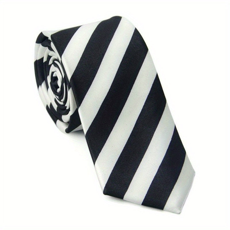 Men's Plaid Striped Casual Necktie