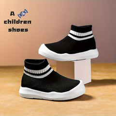 Baby Boys Slip On Sock Shoes Breathable Non Slip Walking Shoes